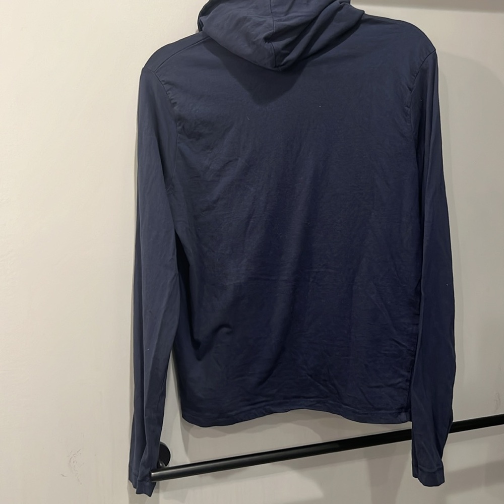 Threads 4 Thought size L long sleeve hooded tee - Picture 3 of 4